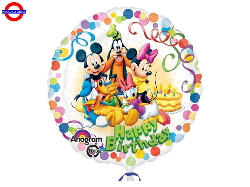  MYLAR MICKEY 18 FRIENDS PARTY