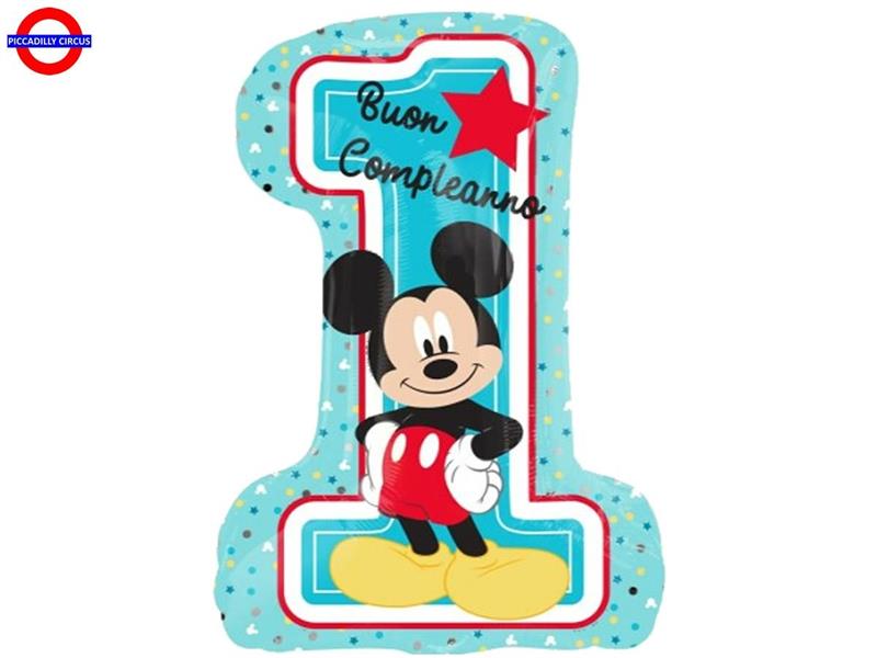  MYLAR MICKEY SUPER SHAPE 1°COMP. ITALIANO