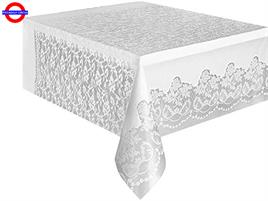 TOVAGLIA PLASTICA BIANCA PIZZO CM.137X213