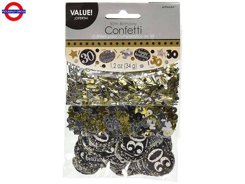 30 ANNI - SPARKLING GOLD CONFETTI TAVOLA 34 GR