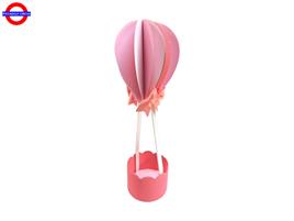 MONGOLFIERA FROU FROU PICCOLA ROSA (ø15 H58 CM)