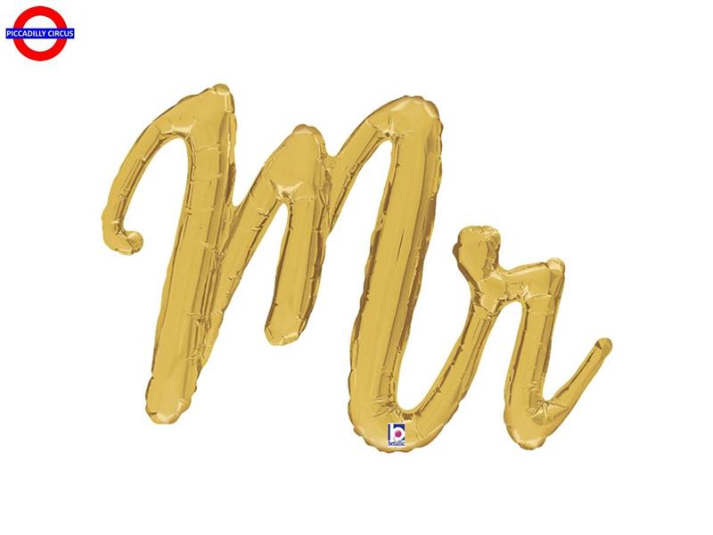 MYLAR MATRIMONIO SUPER SHAPE MR. 37 ORO