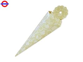 SCATOLINA CONO CELEBRITY AVORIO CF.25 PEZZI