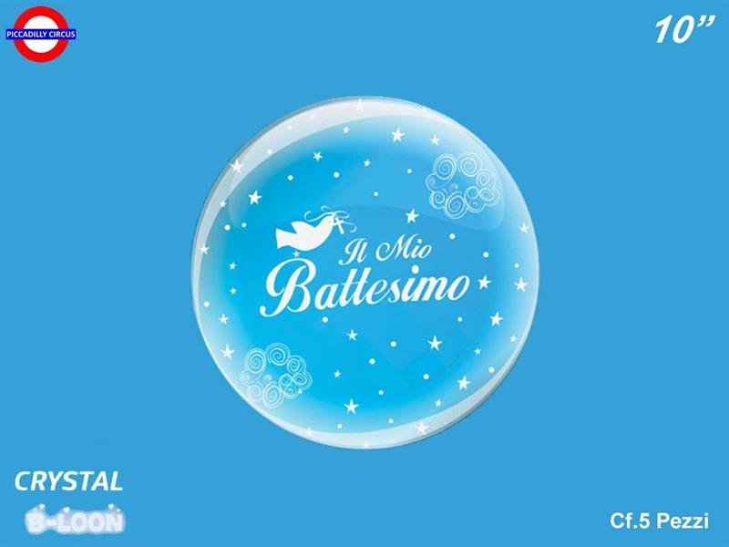 PALLONE DECO B-LOON BATTESIMO 10/26CM