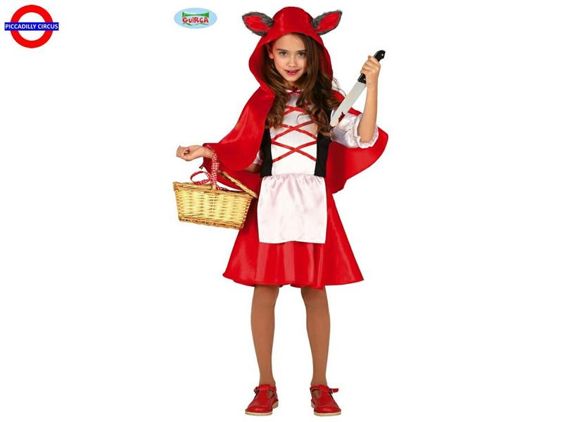 COSTUME CAPPUCCETTO LUPO - BIMBA 05-06 ANNI