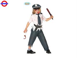 COSTUME POLIZIOTTO ZOMBIE - BIMBO 10-12 ANNI