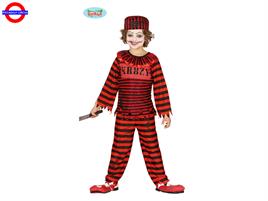 COSTUME CLOWN CARCERATO - BIMBO 05-06 ANNI