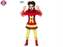 COSTUME CLOWN ASSASSINA - BIMBA 05-06 ANNI