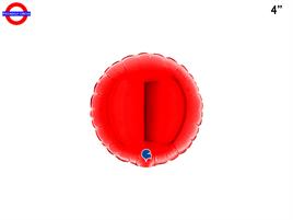 MYLAR TONDO 04  ROSSO