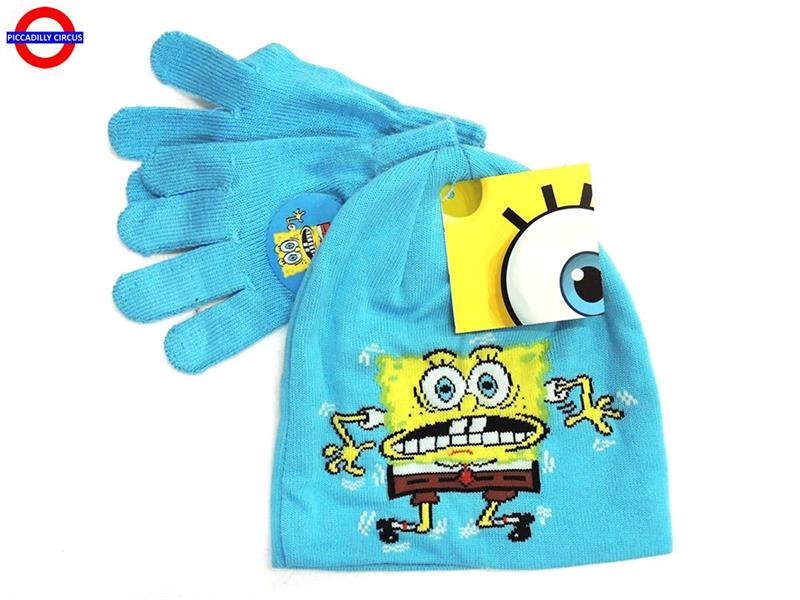 SET SPONGE BOB CAPPELLO E GUANTI