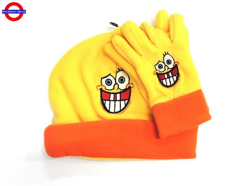 SET SPONGE BOB CAPPELLO E GUANTI