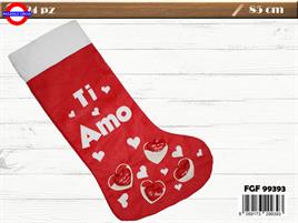 CALZA TI AMO CON CUORICINI CM.85