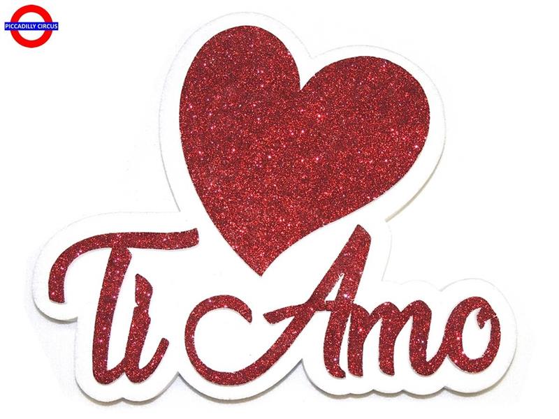 POLY AMORE - RILIEVO CUORE TI AMO CM.37X30