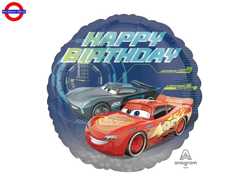  MYLAR CARS 18 HAPPY BIRTHDAY