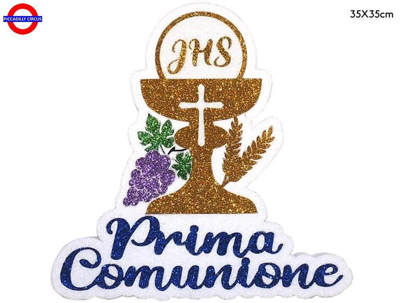 POLY COMUNIONE - PRIMA COMUNIONE BLU CM.35X33