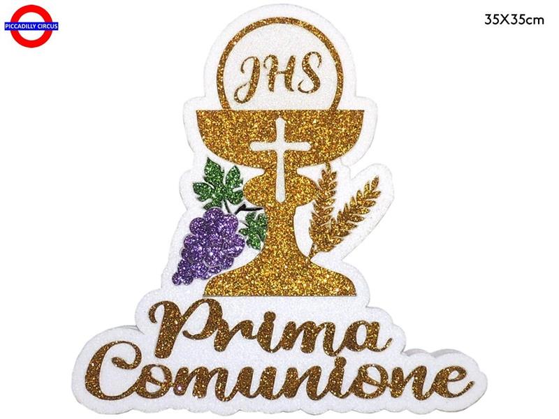 POLY COMUNIONE - PRIMA COMUNIONE ORO CM.35X33