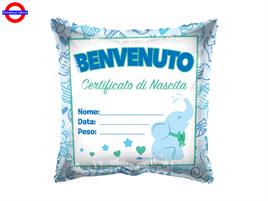 MYLAR NASCITA 18 CERTIFICATO DI NASCITA LUI