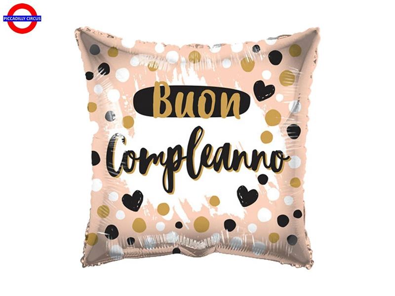 MYLAR BUON COMPLEANNO 18 ROSE GOLD