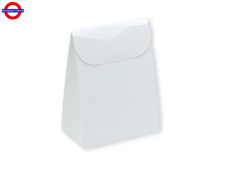 SCATOLINA SACCHETTO BIANCO CM.6X8X3,5 CF.25 PZ