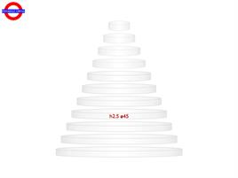 BASE POLISTIROLO TONDA h 2.5 X D.45 CM