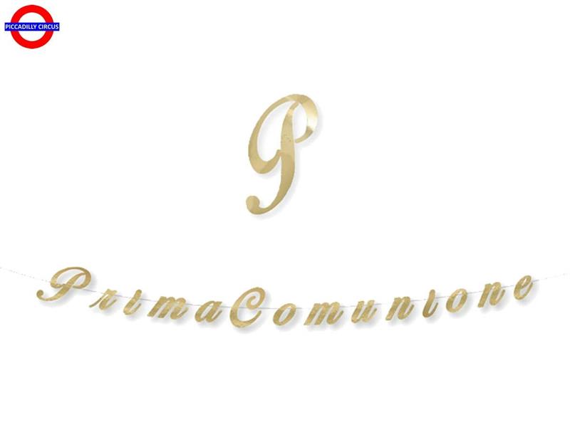 COMUNIONE FESTONE PRIMA COMUNIONE GOLD CM.300