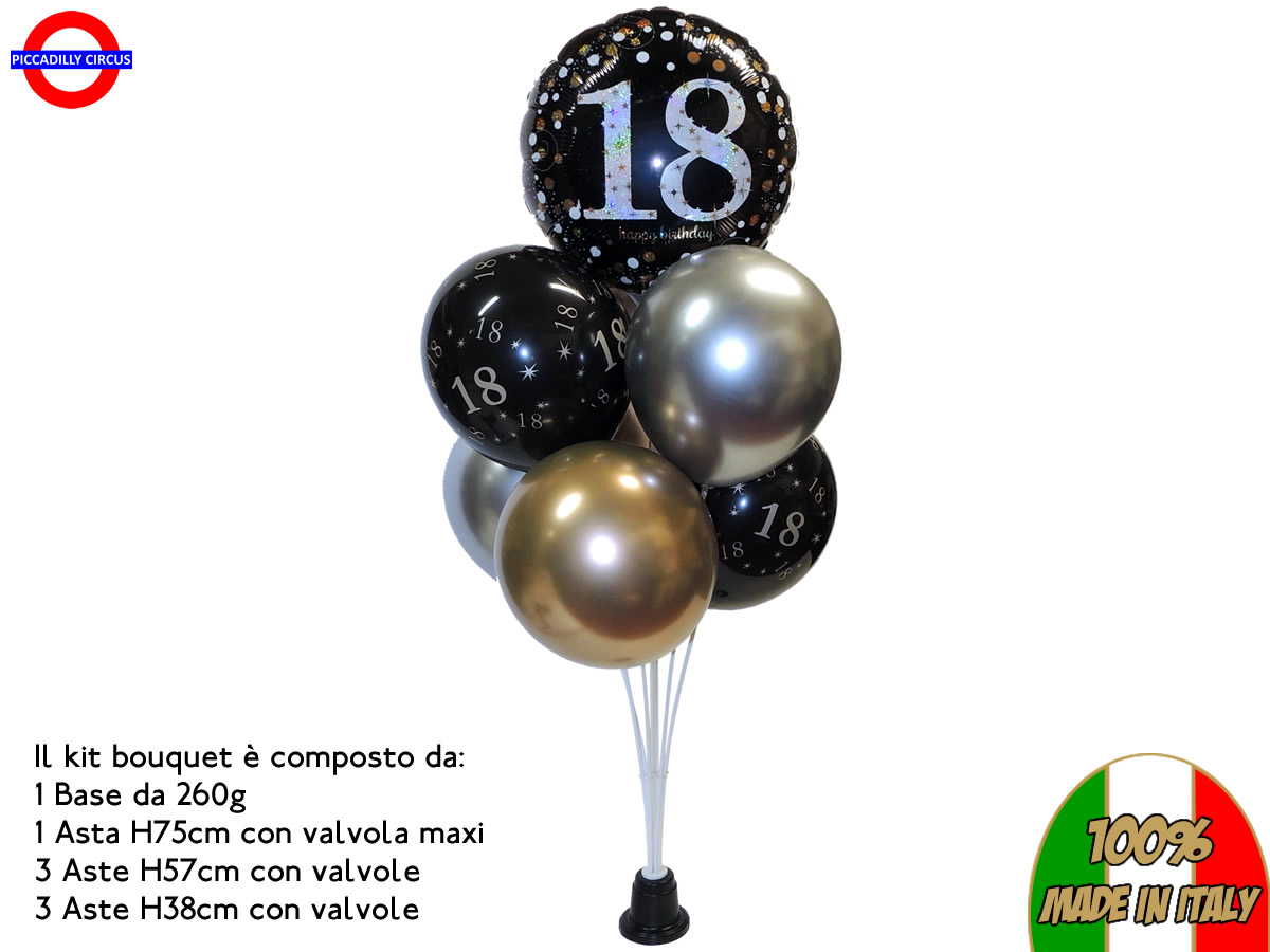 KIT DA TAVOLO PER BOUQUET DI PALLONCINI - ACCESSORI BALLOON-ART -  Piccadilly Circus