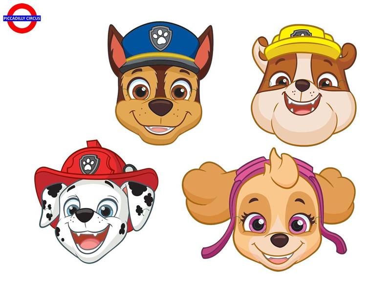  PAW PATROL 8 MASCHERINE