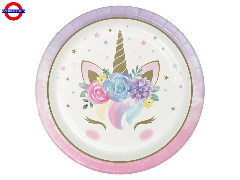 UNICORNO BABY ORO 8 PIATTI D.23