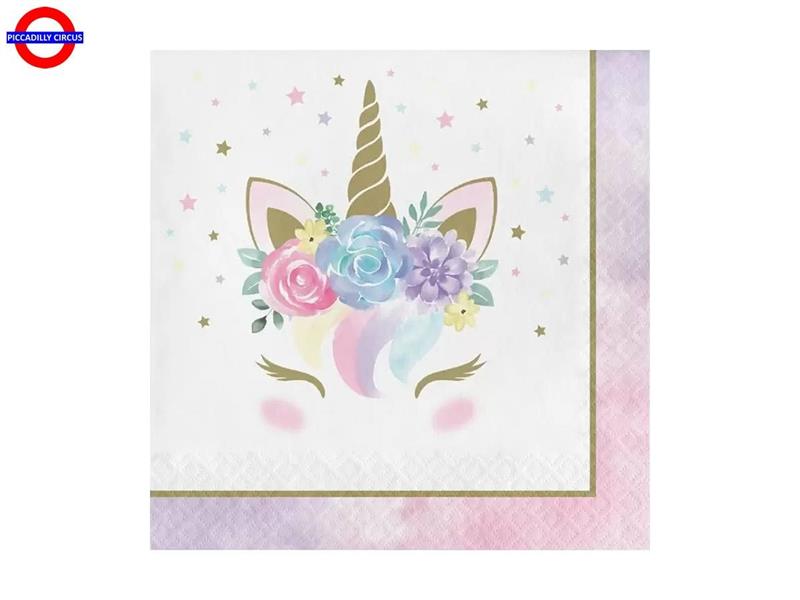 UNICORNO BABY ORO 16 TOVAGLIOLI 33X33