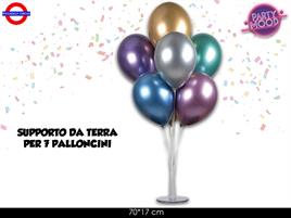 KIT DA TAVOLO PER BOUQUET DI PALLONCINI TRASPARENTE