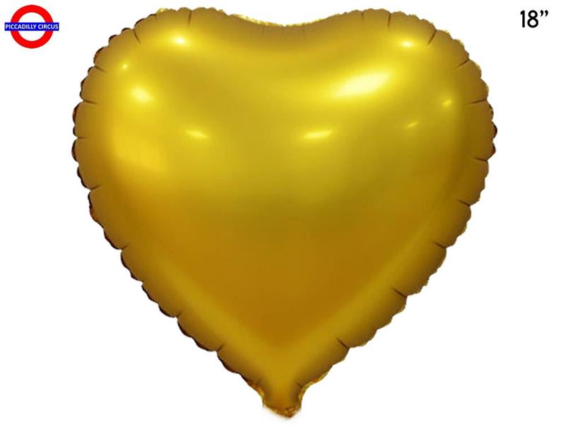 MYLAR 18 SATIN LUXE CUORE ORO