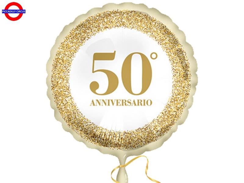 MYLAR ANNIVERSARIO 18 50° ANNIVERSARIO