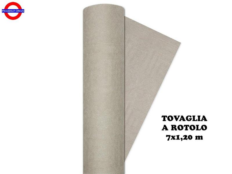 TOVAGLIA A ROTOLO TORTORA CM.120X7 MT