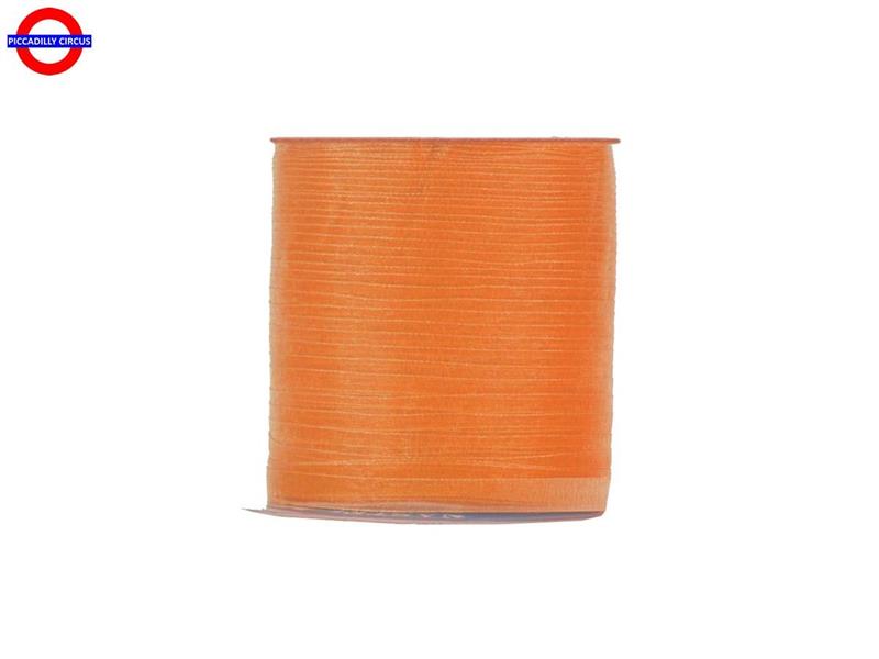 NASTRO ORGANZA mm05X200m ARANCIO