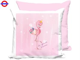 TESSUTO - CUSCINO 40X40 MAMMA ROYAL FLAMINGO