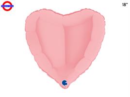 MYLAR CUORE 18 MATTE ROSA