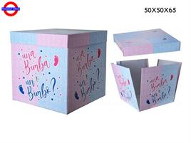 BOX SURPRISE 50X50X65 GENDER REVEAL