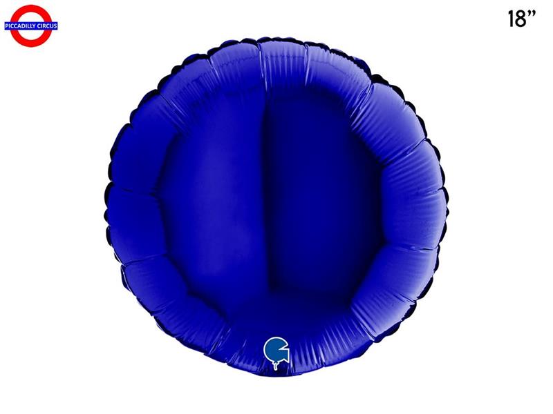 MYLAR TONDO 18 BLU SCURO