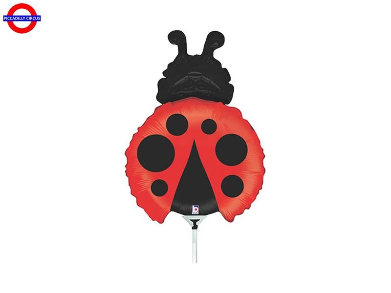 MYLAR ANIMAL MINI SHAPE COCCINELLA