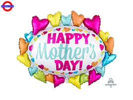 MYLAR MAMMA SUPER SHAPE HAPPY MOTHER'S DAY