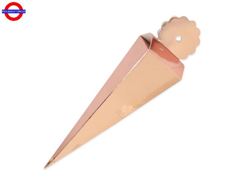 SCATOLINA CONO ROSE GOLD CM.4X19X4 CF.10 PZ