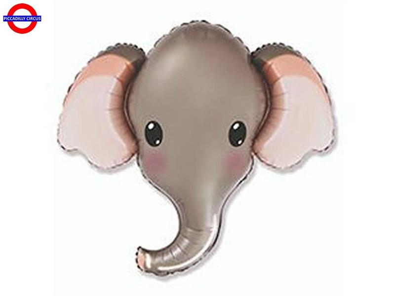 MYLAR ANIMAL SUPER SHAPE TESTA ELEFANTE 32