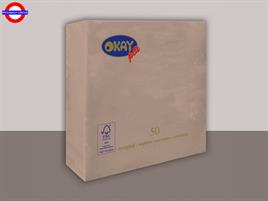 TOVAGLIOLI 33X33 TORTORA CF.50 PEZZI