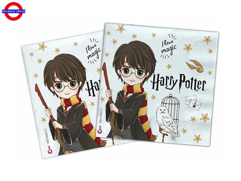  HARRY POTTER 20 TOVAGLIOLI 33X33 COMPOSTABILI