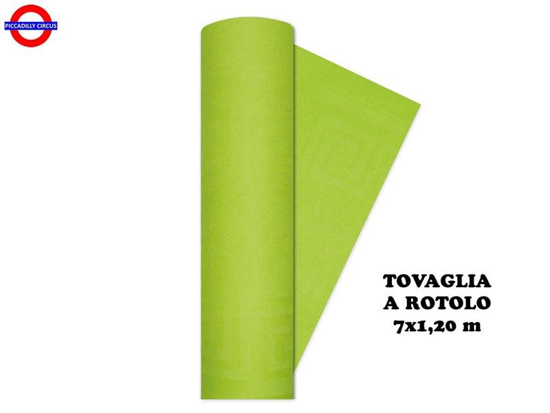 TOVAGLIA A ROTOLO VERDE MELA 1.20X7 M