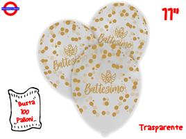 LATTICE BATTESIMO 11 TRASPARENTE ORO ANGELO BS.100  PZ