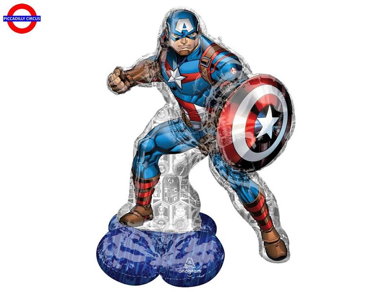  MYLAR AVENGERS AIR LOONZ CAPITAN AMERICA 58