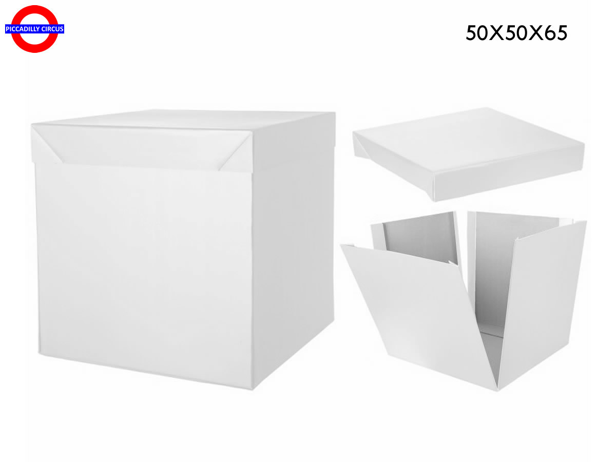 SCATOLA BOX SURPRISE CM. 50X50X65 ROSSA
