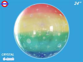 PALLONE DECO B-LOON 24 RAINBOW