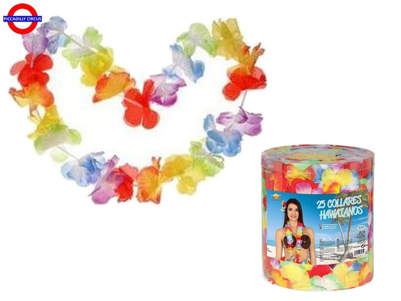 HAWAIIANA COLLANA MULTICOLOR CM.60